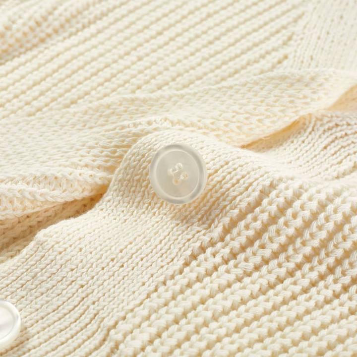 Immagine prodotto VidaXL Cardigan da bambino bianco neve 92,Materiale: 100 (92)