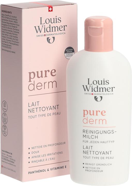 Immagine prodotto Widmer Louis Purederm Reinigungsmilch parfumiert 200 ml (Lozione detergente, 200 ml)
