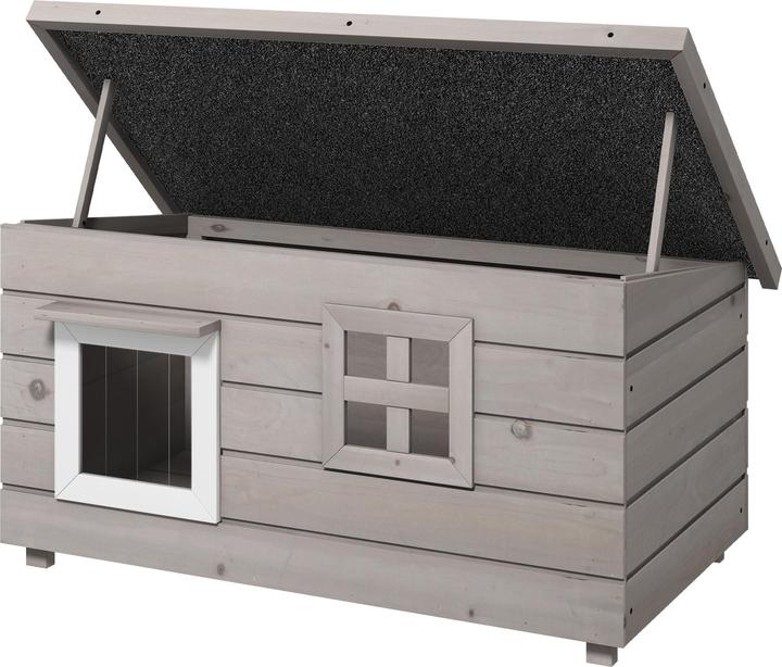 Produktbild PawHut Katzenhaus mit Fenster (Katze)