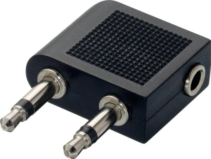 Immagine prodotto Go Travel Adattatore per viaggi in aereo (3m, Jack da 3.5mm, Universale)