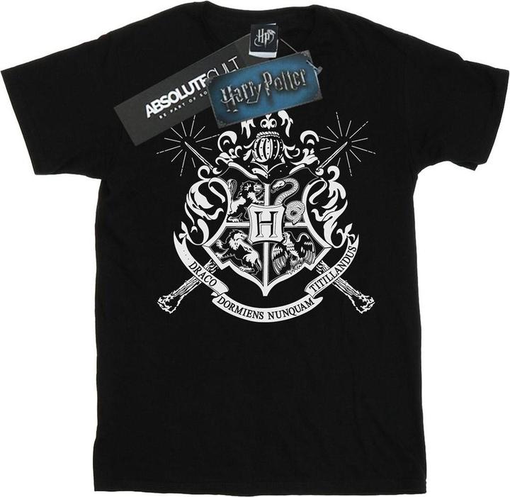 Hogwarts Badge Wands TShirt (XL)