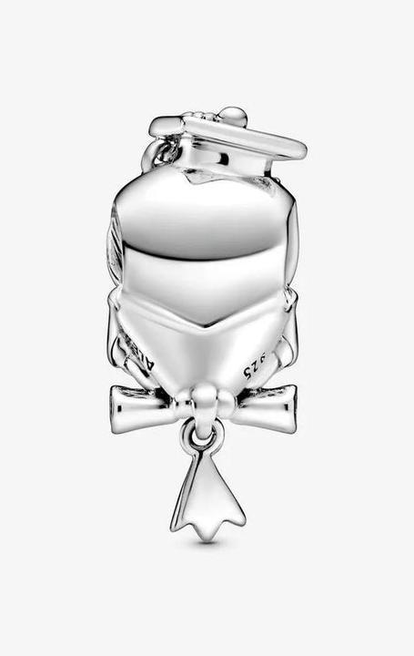 Image du produit Pandora Breloque hibou de la remise des diplômes (Avec pierre(s), Argent sterling 925)
