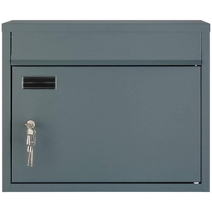 Actual product image SafePost 910PZ Briefkasten mit Profilzylinder anth