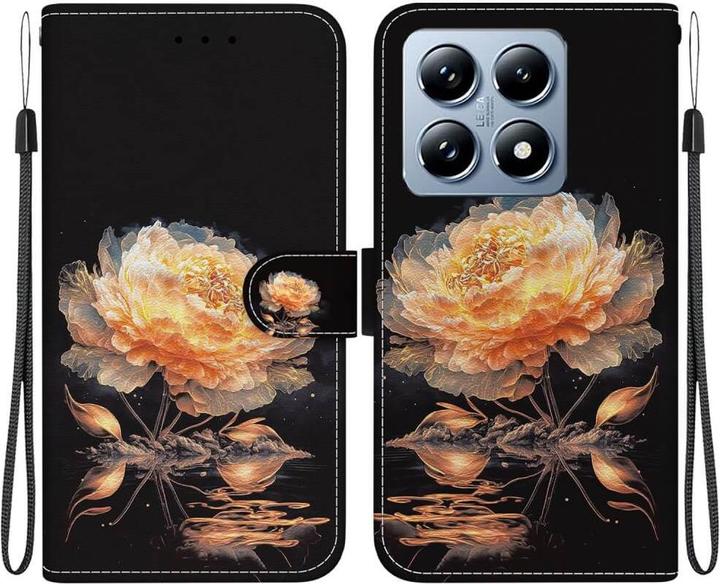 Image du produit Cover-Discount Xiaomi 14T Pro - Housse de transport avec motif de fleurs (Xiaomi 14T Pro)