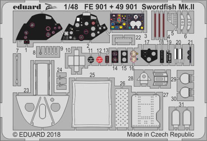 Produktbild Eduard Swordfish Mk.II for Tamiya