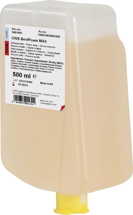 Actual product image CWS Foam Soap Best Foam Mild (Liquid soap, 500 ml)