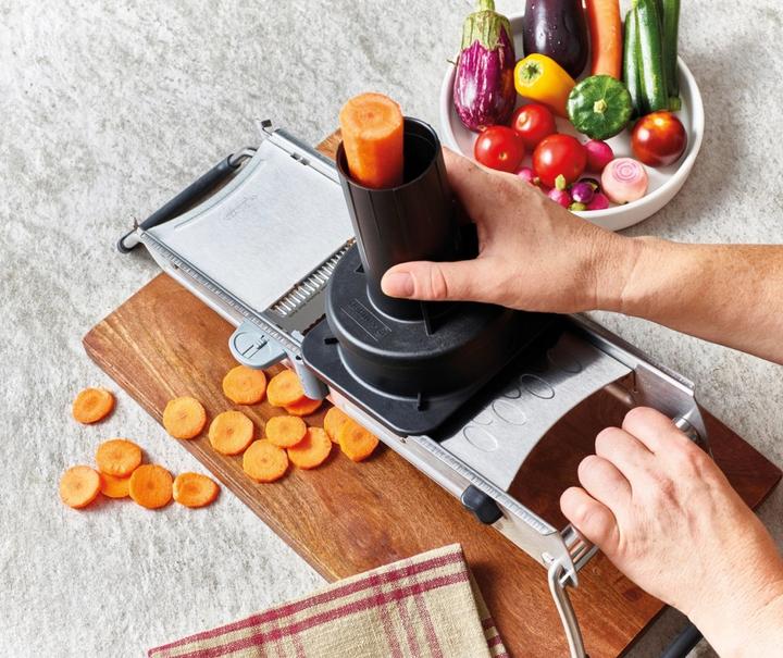 Produktbild de Buyer Schneidehilfe Gravity mit Stössel passend zu allen Mandoline