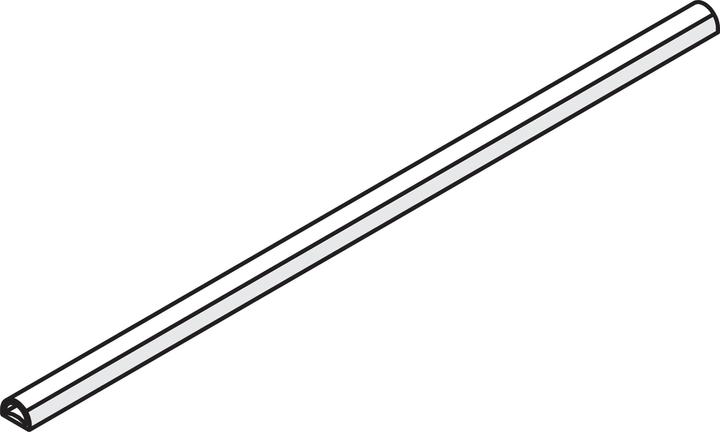 HAWA Rubber profile for glass edge protection
