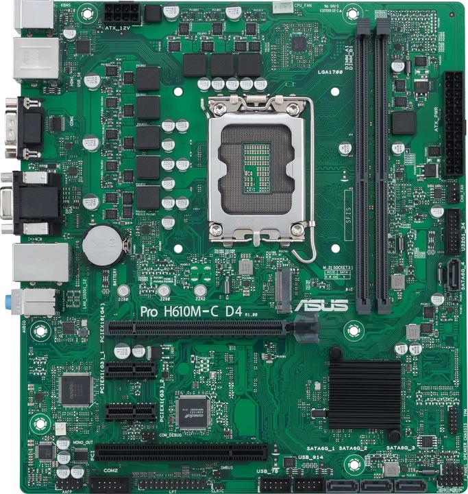 Productafbeelding ASUS PRO H610M-C (LGA 1700, Intel H610, mATX)