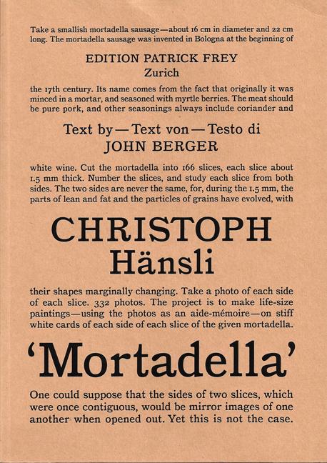 Produktbild Mortadella (Italienisch, Christoph Hänsli, 2008)