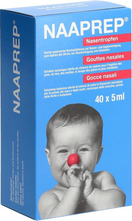 Actual product image Naaprep Nasal drops 40x5ml (40 Piece)