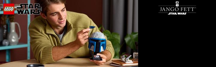 Actual product image LEGO Jango Fett™ helmet (75408, LEGO Star Wars)