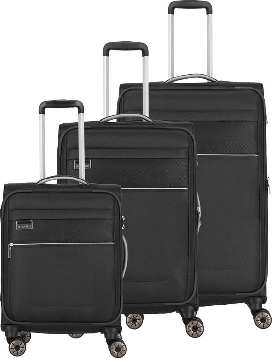 Travelite Miigo 4 Rollen Kofferset 3-teilig mit Dehnfalte (186 l, XL (ab 115l))