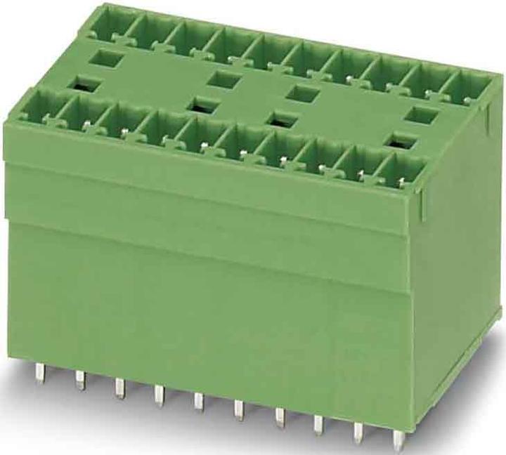 Actual product image Phoenix Contact Socket housing board MCDV No. of poles Total 3 Spacing: 3.81 mm 1847738 50 pcs.