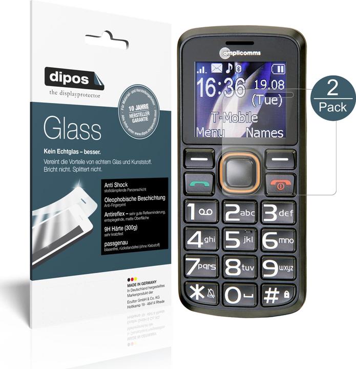 Image du produit Dipos Film de Protection d’écran Anti-Shock (1 pièce(s), Amplicomms PowerTel M6300)