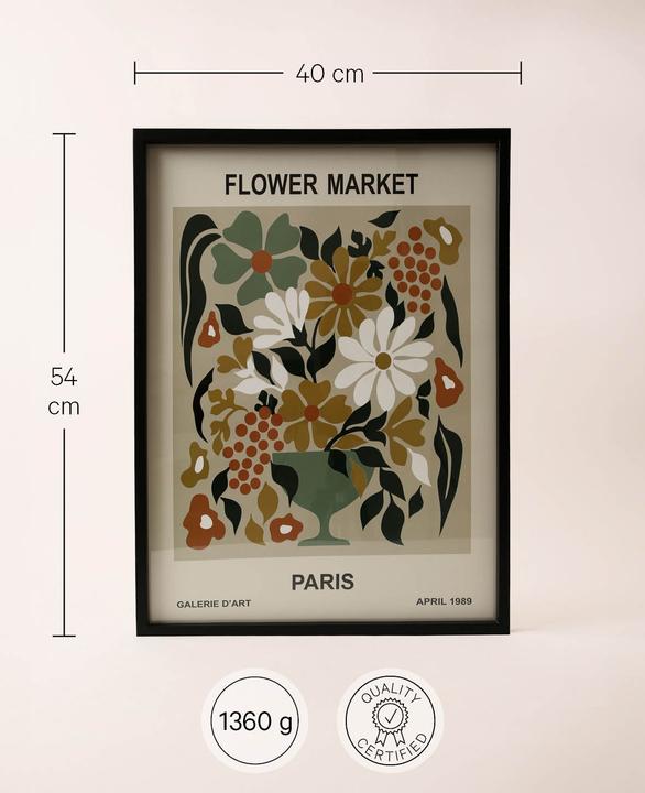 Immagine prodotto Esmée Flowermarket Paris (2,5 x 41 x 55 cm)