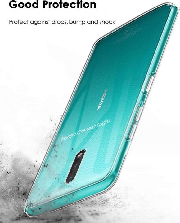 Immagine prodotto Screenguard Nokia 2.3 Custodia flessibile in TPU trasparente (Nokia 2.3)