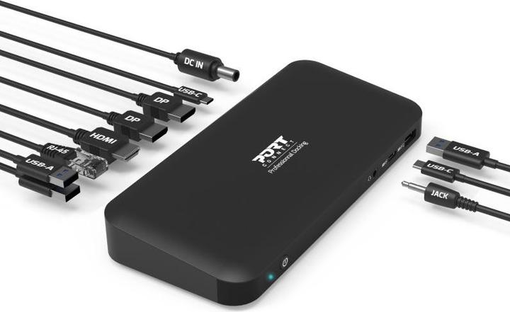 Produktbild Port Designs Docking Type C Office 3 X - Eu (USB-C, 9 Ports)