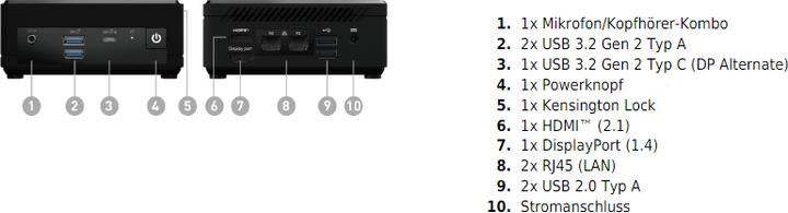 Actual product image MSI Cubi N ADL-006DE (Intel N200, 4 GB, 128 GB, Intel UHD Graphics)