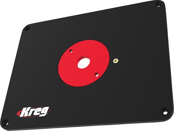 Image du produit Kreg PRS4038 Plaque d'insertion FrÃ¤stisch 298 x 235 x 9 mm + 3x bague de réduction 25 mm / 30 mm / 67 mm