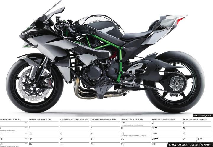 Produktbild Motorräder 2025 - Der Motorrad Kalender (42 x 30 cm, Harter Einband, Deutsch)