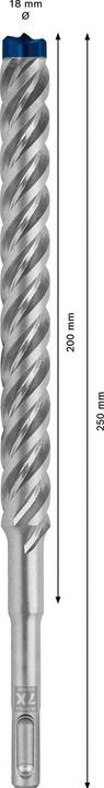 Actual product image Bosch Professional Zubehör EXPERT SDS plus-7X hammer drill, 18 x 200 x 250 mm (18 millimetres)