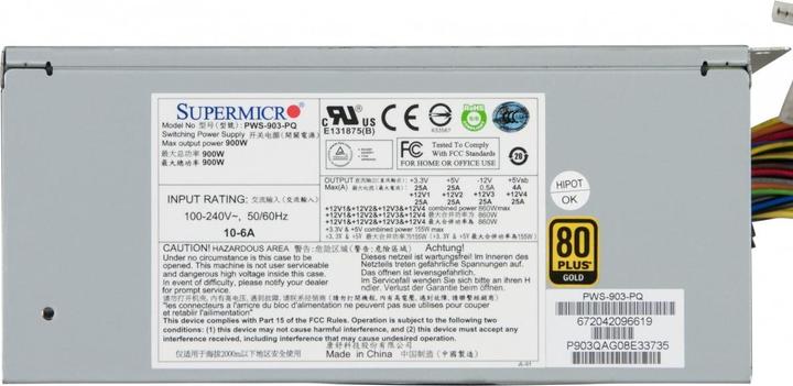 Produktbild Supermicro PWS-903-PQ: Netzteileinschub (900 W)