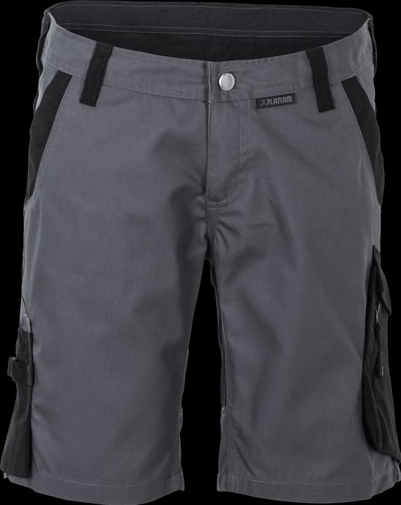 Planam Damen Shorts schiefer/schwarz XXL XXXL (3XL)
