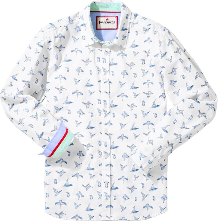 Actual product image Joe Browns Sketchy Bird Print Shirt (XL)