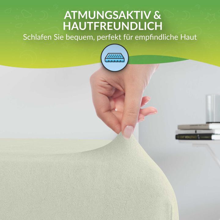 Produktbild Etérea Frottee Spannbettlaken (60 x 120 - 70 x 140 cm)
