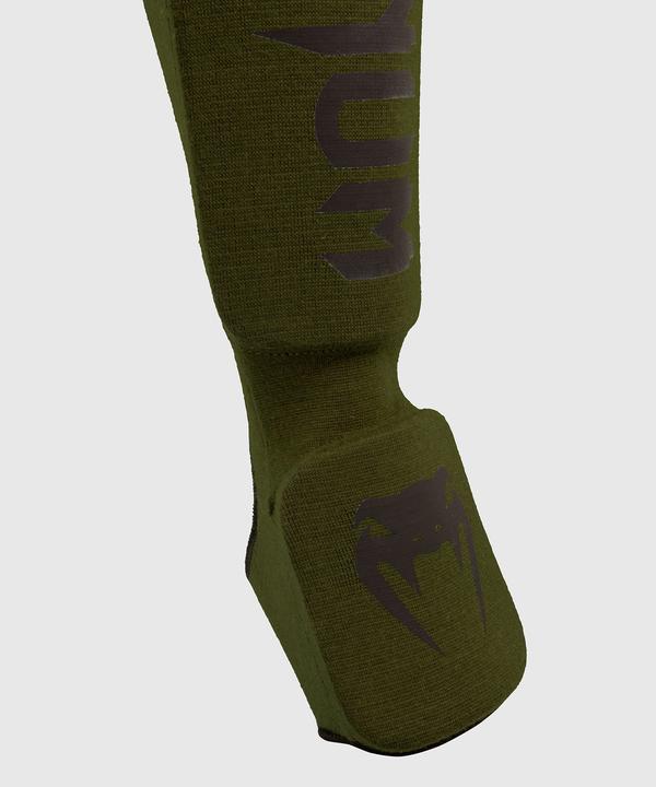 Actual product image Venum Kontact Shin Guards - Khaki/Black (XL)