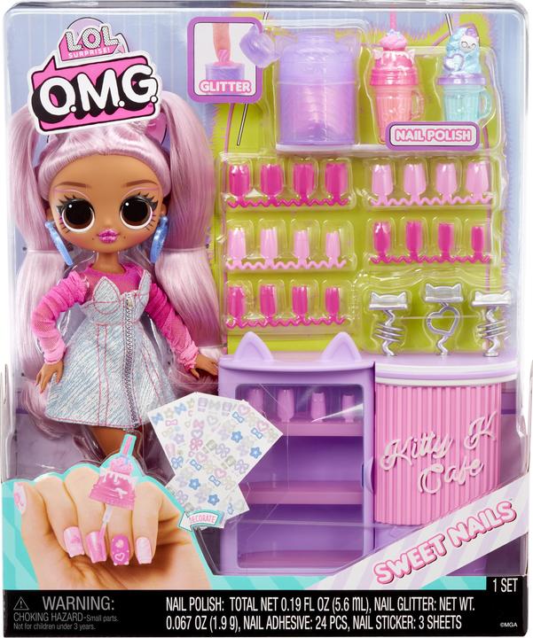 Produktbild MGA L.O.L.- OMG Sweet Nails Kitty K Café (503859)