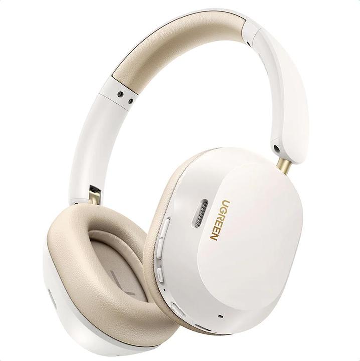 Actual product image Ugreen Wireless headphones HiTune Max 5C, Hybrid ANC, Bluetooth 5.4 (white)