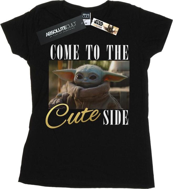 Star Wars The Mandalorian Come To The Cute Side TShirt (S)
