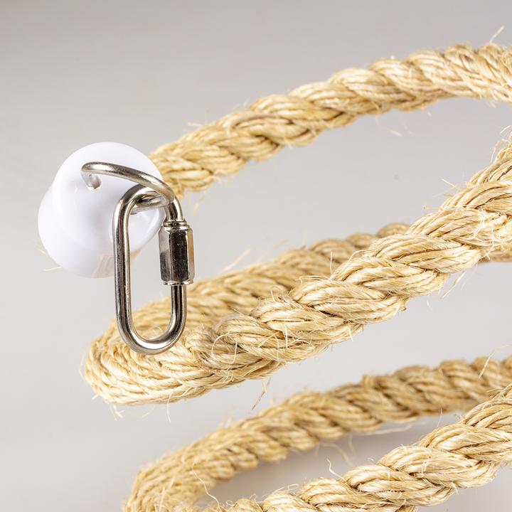 Produktbild Duvoplus Spiralseil für Vogelspielzeug aus Sisal mit Glocke