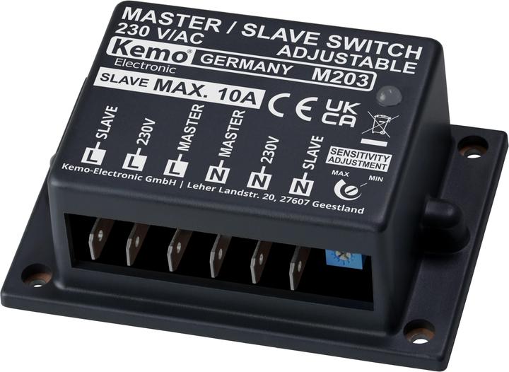 Produktbild Kemo M203 Master Slave Schalter Baustein 230 V/AC (Schalter)