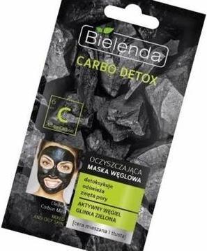 Produktbild Bielenda Carbo Detox Cleansing Charcoal Mask For Combination And Oily Skin 8G (8 ml)
