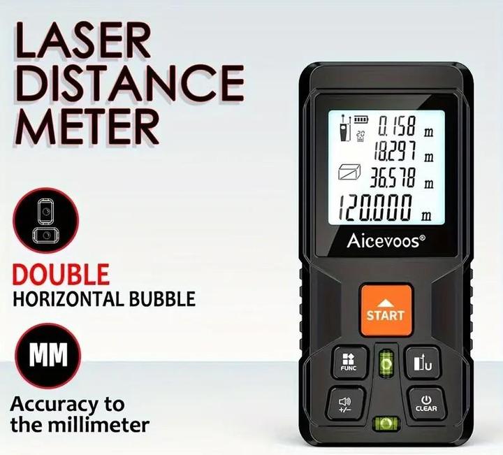 Image du produit Cbx Télémètre laser intelligent 50m, mini télémètre numérique (50 m)