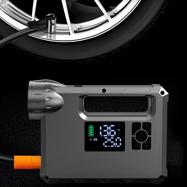 Produktbild Choetech jump starter with compressor, powerbank 8000mAh, LED flashlight black (TC0017) (600 A, 8000 mAh)