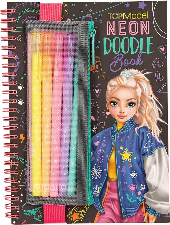 Productafbeelding Top Model Topmodel - TOPModel Neon Doodle Book with Neon Pen Set - (413217)