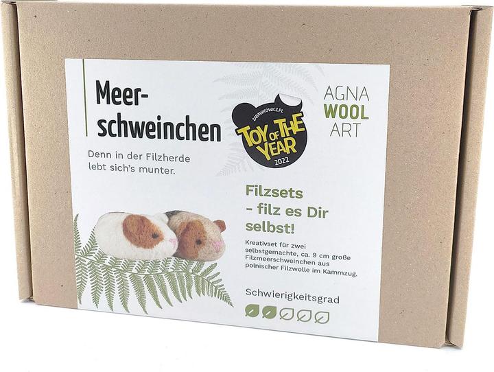 Produktbild Agna Wool Meerschweinchen - Bastelset Filz
