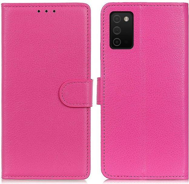 Actual product image MU Classic Litchi Leather Bookcover Series (Samsung Galaxy A03s)