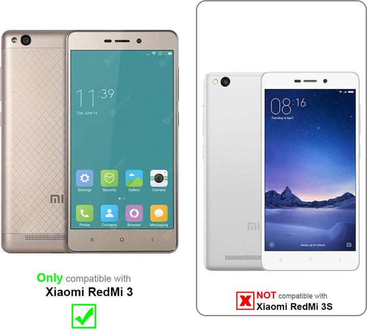 Image du produit Cadorabo TPU Ultra Slim AIR Cover (Xiaomi Redmi 3)