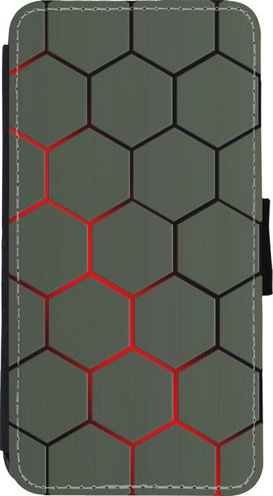 Image du produit PhoneLook Coque Wallet noir Geometric Line red (Apple iPhone XS Max)