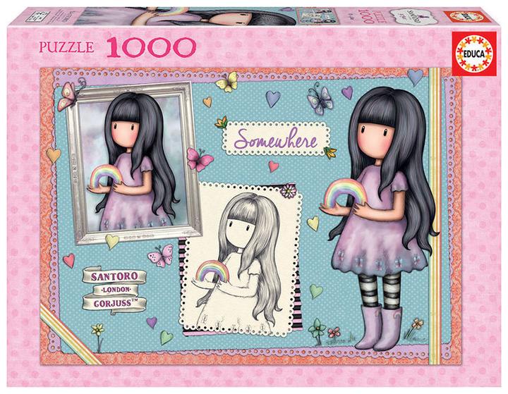 Actual product image Educa 18495 Puzzle 1000 pcs. Santoro Gorjuss Somewhere - Official (1000 pieces)