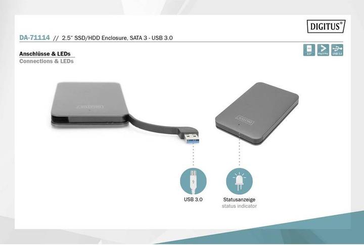 Actual product image Digitus DA-71114 (2.5")