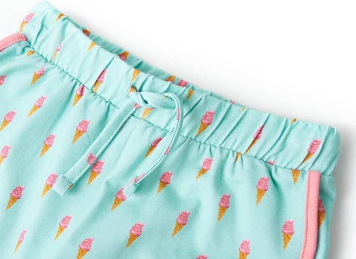 Actual product image VidaXL Children's shorts with drawstring Light mint green 92.Material (92)