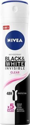 Actual product image NIVEA Invisibleack&White Antiperspirant 48H (Spray, 150 ml)