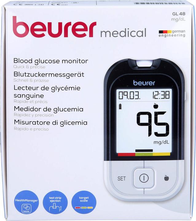 Beurer Gl48 Bzmg Mg/dl, 1 pc (Glucose monitors)