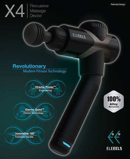 Actual product image Eleeels Massage gun